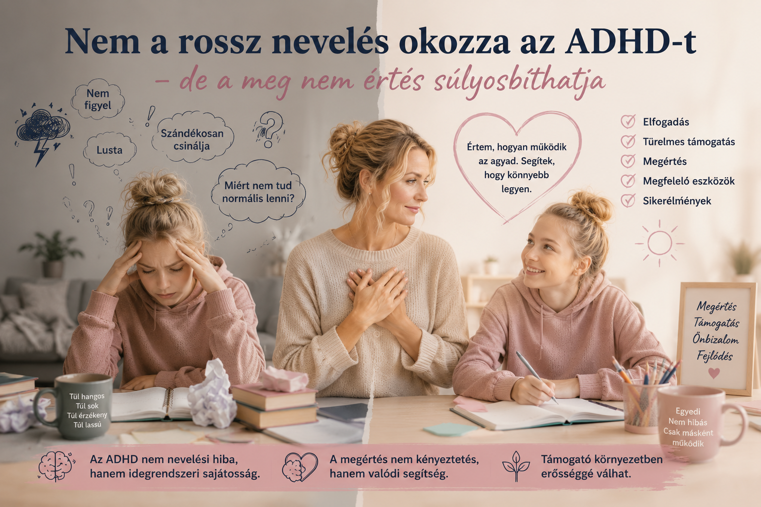 Read more about the article Nem a rossz nevelés okozza az ADHD-t – de a meg nem értés súlyosbíthatja