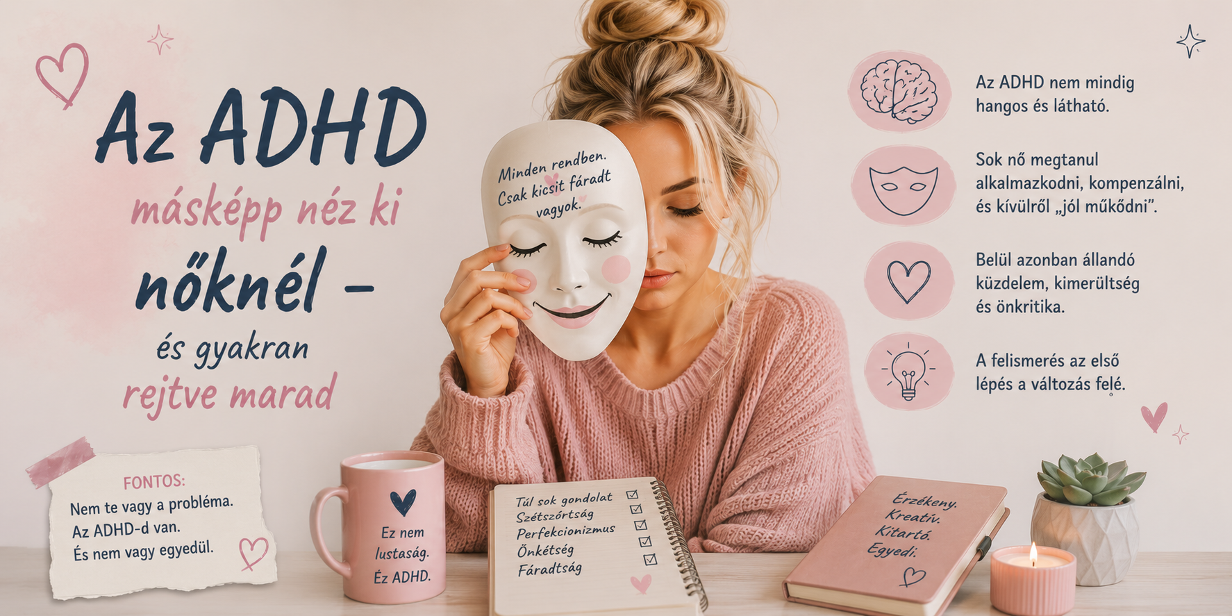 Read more about the article Az ADHD másképp néz ki nőknél – és gyakran rejtve marad