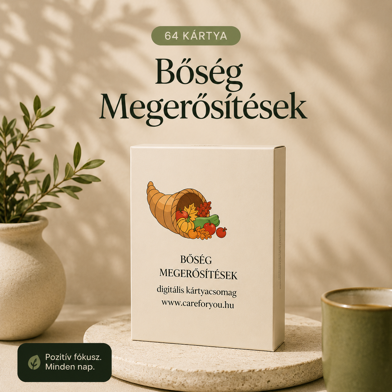 64 bőség-megerősítés – jólétet erősítő kártyacsomag (digitális)