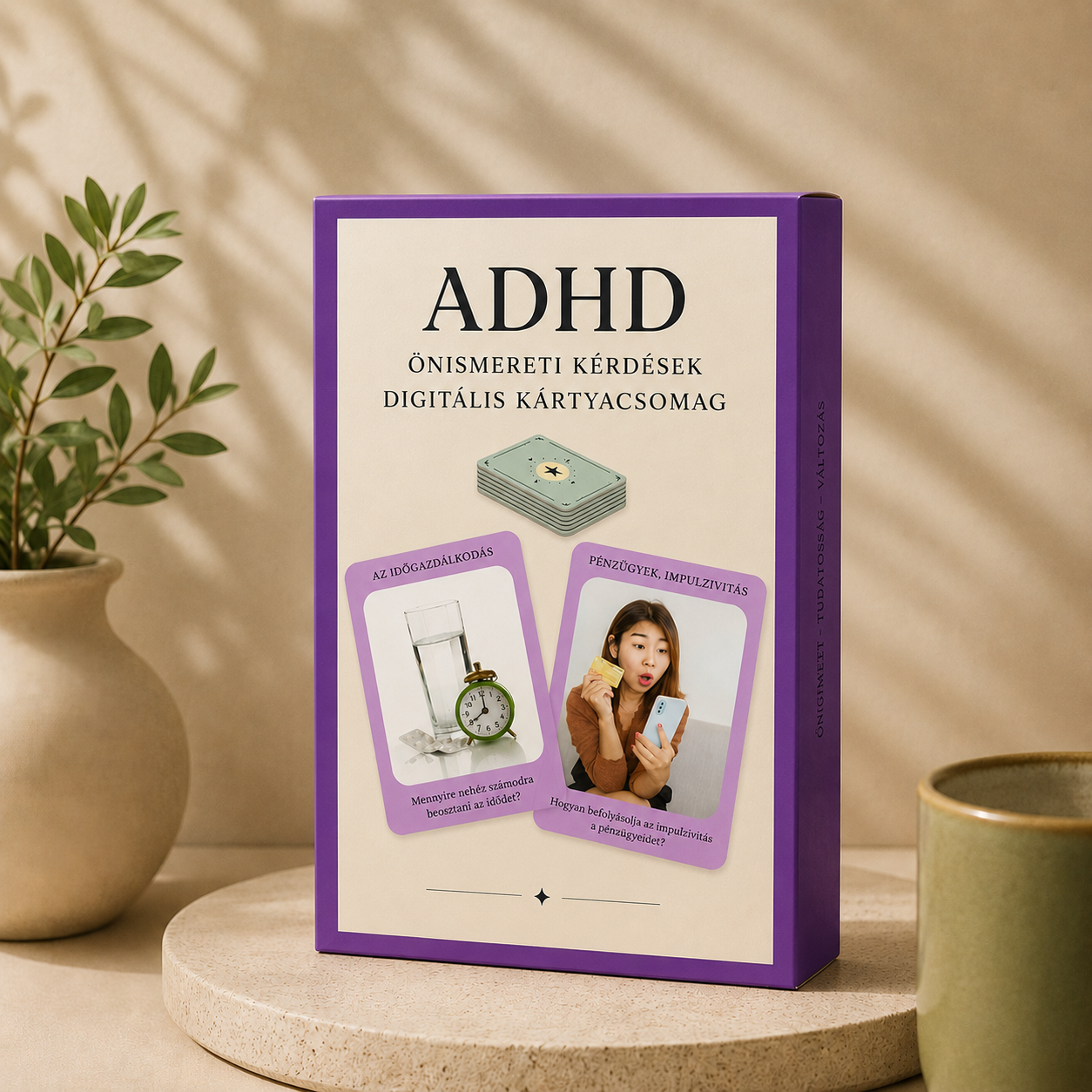 ADHD önismereti kérdések digitális kártyacsomag felnőtteknek