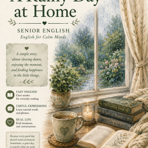 Senior English – 5 stories – Bundle 01 – Nyugodt angol történetek hanganyaggal felnőtt nyelvtanulóknak