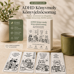 ADHD Könyvjelzők – digitális – letölthető – színezhető